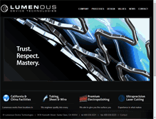 Tablet Screenshot of lumenous.com